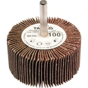 Kotouč lamelový radiální 60x30 P-80 s hřídelí 6 mm YT-83363