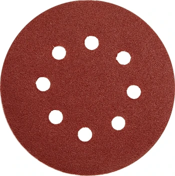 Brusný papír 125 mm P40 s otvory 5 ks suchý zip YT-83451