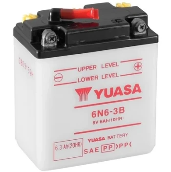 YUASA startovací baterie Conventional 6 Volt 6Ah  (6N6-3B)