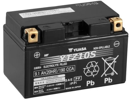 YUASA startovací baterie High Performance Maintenance Free 9Ah  (YTZ10S)