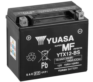 YUASA startovací baterie Maintenance Free 11Ah  (YTX12-BS)